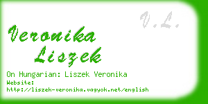 veronika liszek business card